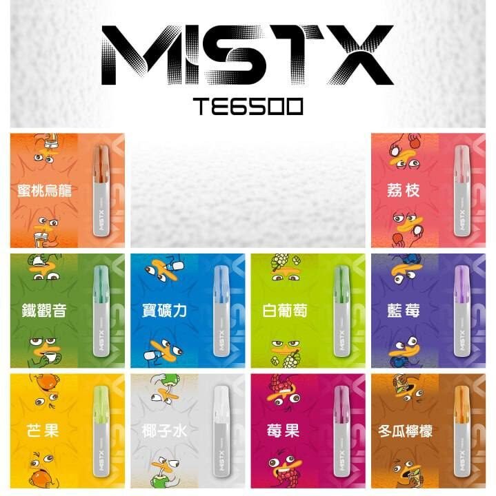 MISTX 鴨嘴獸 一次性電子煙 6500口｜人氣拋棄式小煙