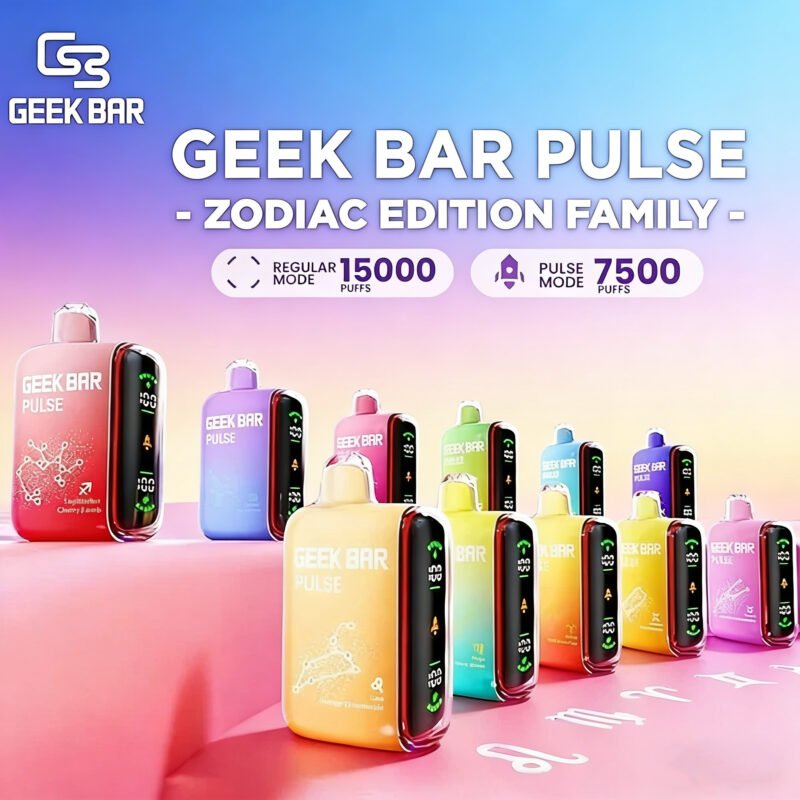 【現貨供應】Geek Bar Pulse 15000口歐美爆款｜拋棄式小煙人氣首選
